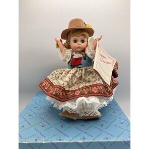 Vintage Madame Alexander Austria Doll – Original Box, Stand, Paperwork Tag
